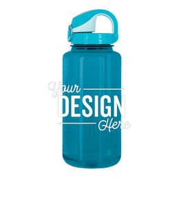 32 oz. Nalgene Tritan On-The-Fly Water Bottle - Color: Cerulean / Glacial Blue