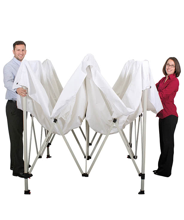 Full Color 10' Standard Canopy Tent - 1 Imprint Location