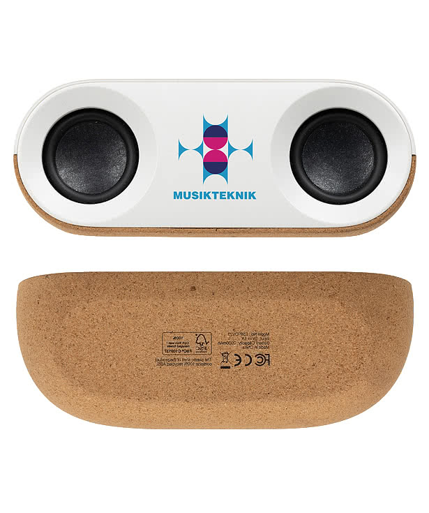 Ovation 10W Recycled Wireless Speaker with FSC Cork