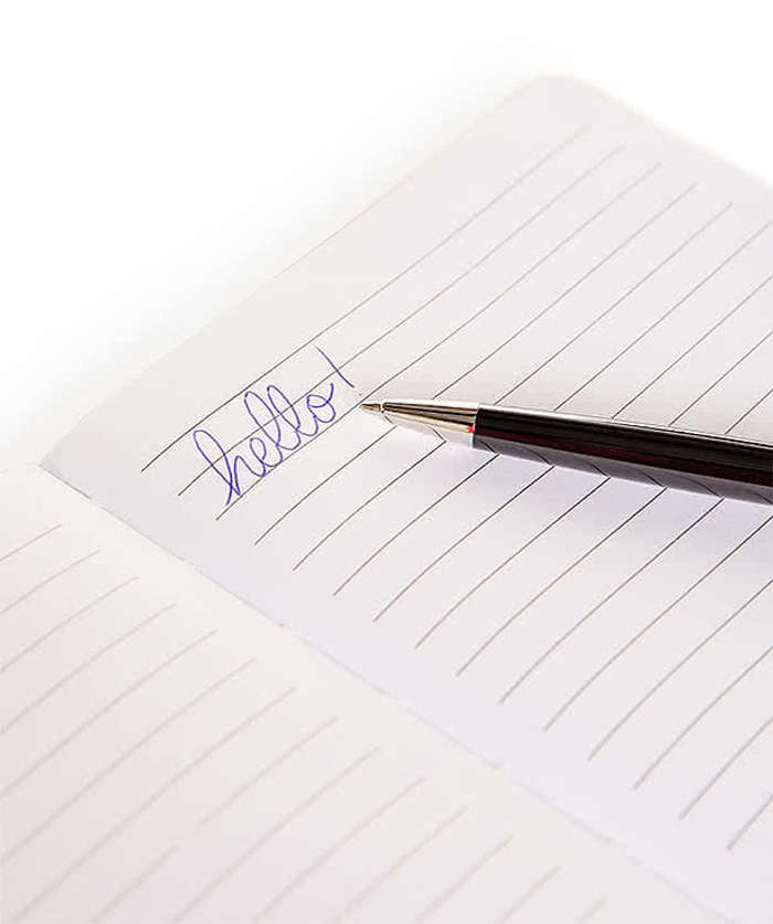Laser Engraved Waterman Hemisphere Ballpoint Pen (blue ink)