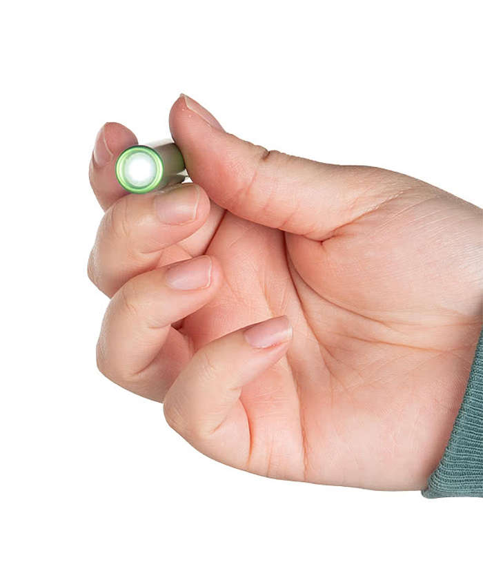 Mini Cylinder LED Flashlight Keychain