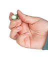 Mini Cylinder LED Flashlight Keychain