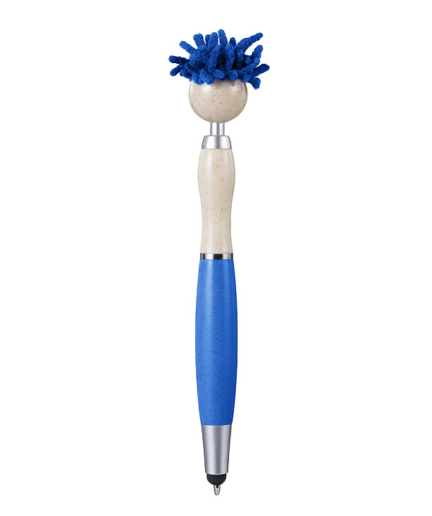 MopToppers Wheat Straw Ballpoint Stylus Pen (black ink)