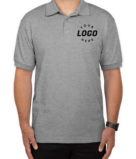 Gildan DryBlend 50/50 Jersey Polo - Color: Sports Grey