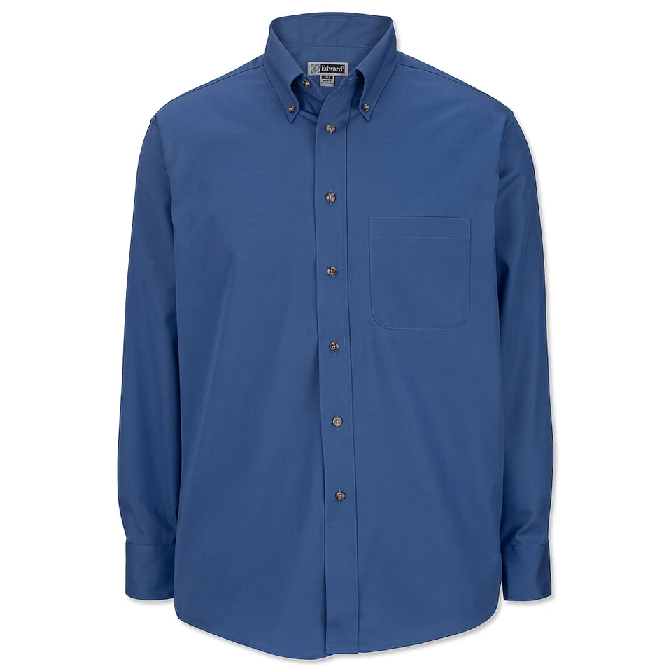 Edwards Easy Care Poplin Dress Shirt