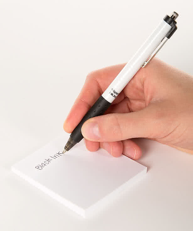 Paper Mate InkJoy White Body Click Pen (black ink)