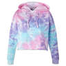 Tie-Dye Women's Cropped Pullover Hoodie