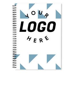 Triangle Border JournalBooks ® Spiral Notebook - Color: Blue Steel