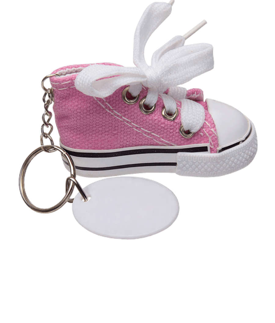 Gym Shoe Keychain in Pink