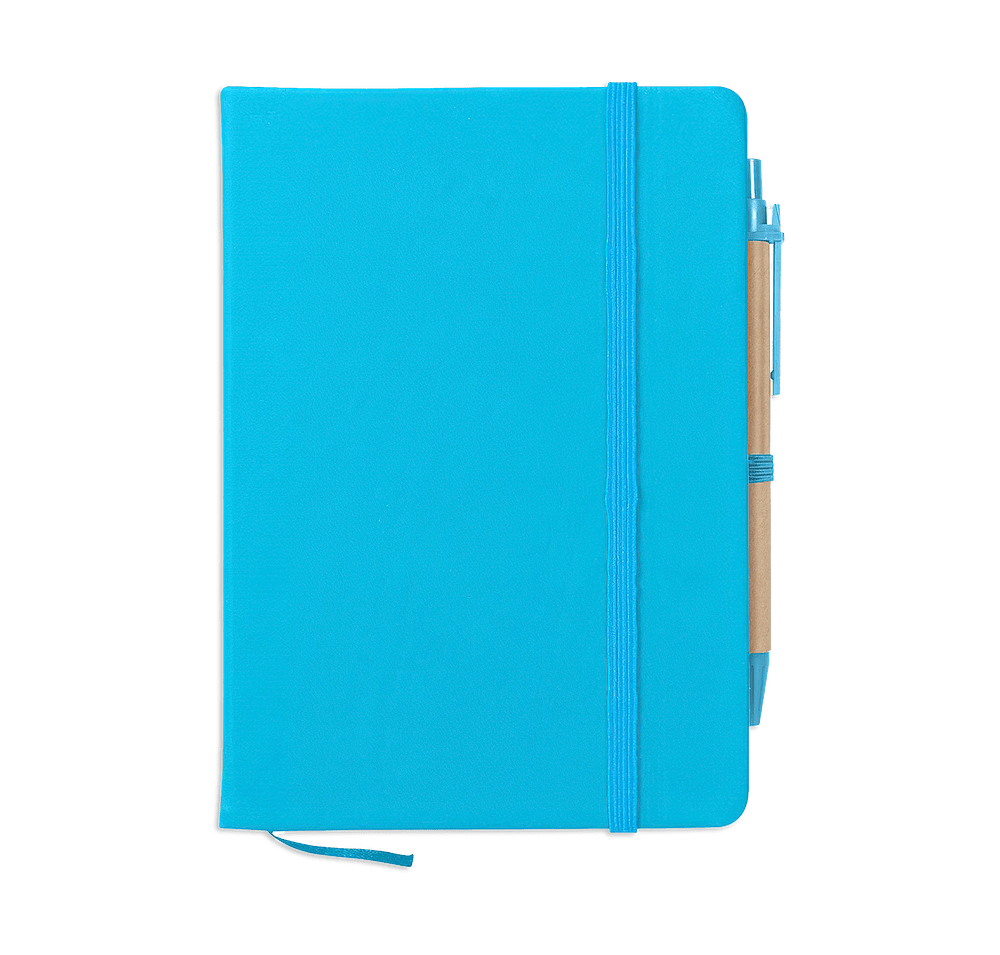 Full Color Hard Cover Notebook with Sticky Notes and Flags-default