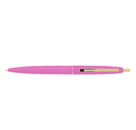 Clic Gold Trim Ballpoint Pen (blue ink) - Color: Berry Crush