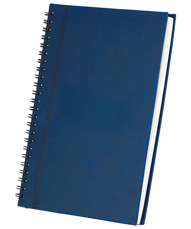 Bergamo Soft Touch Hard Cover Spiral Notebook