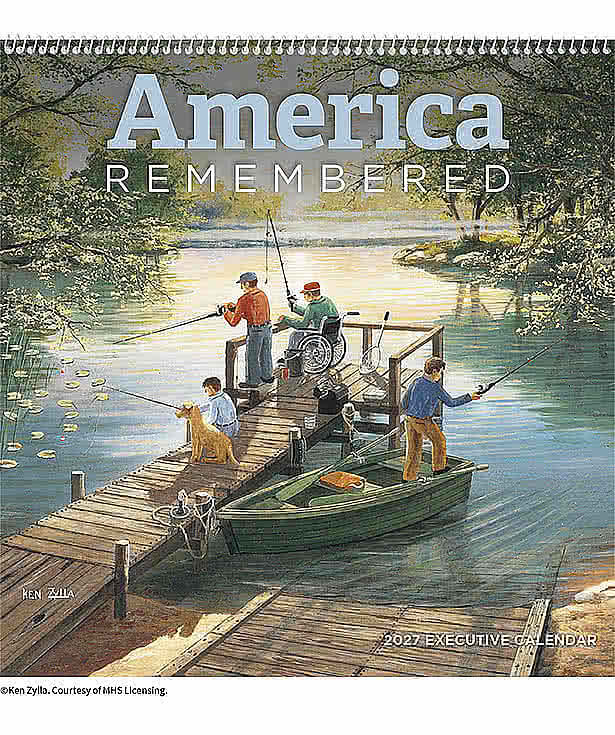America Remembered Executive Spiral Wall Calendar