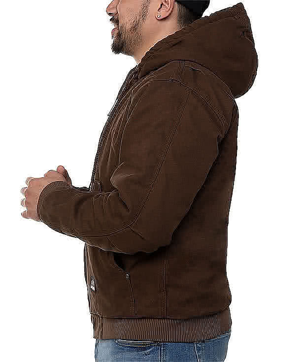 Berne Highland Washed Cotton Duck Hooded Jacket