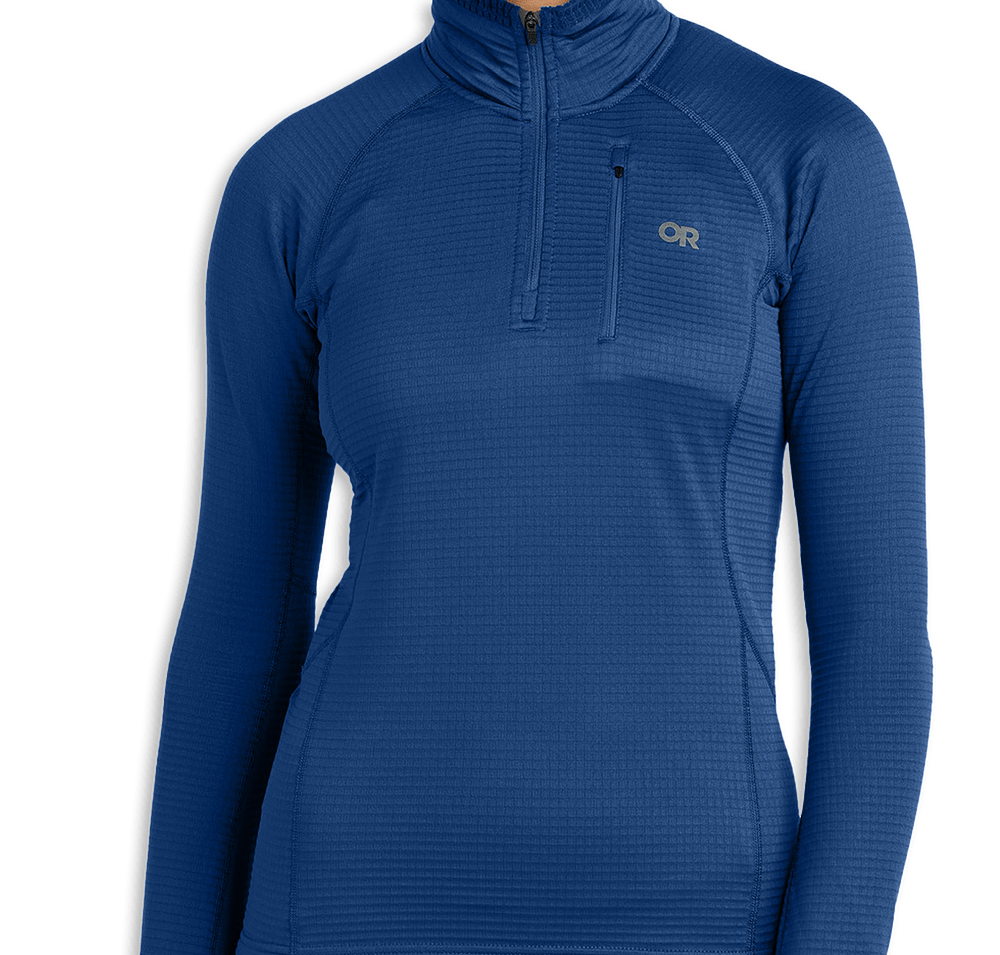 Outdoor Research Women's Tech Grid Fleece Quarter Zip Sweatshirt-default