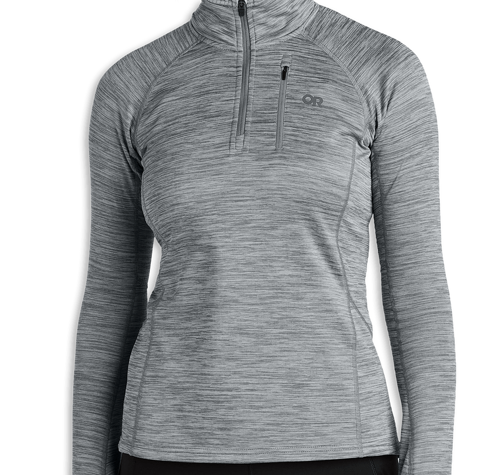 Outdoor Research Women's Tech Grid Fleece Quarter Zip Sweatshirt-default