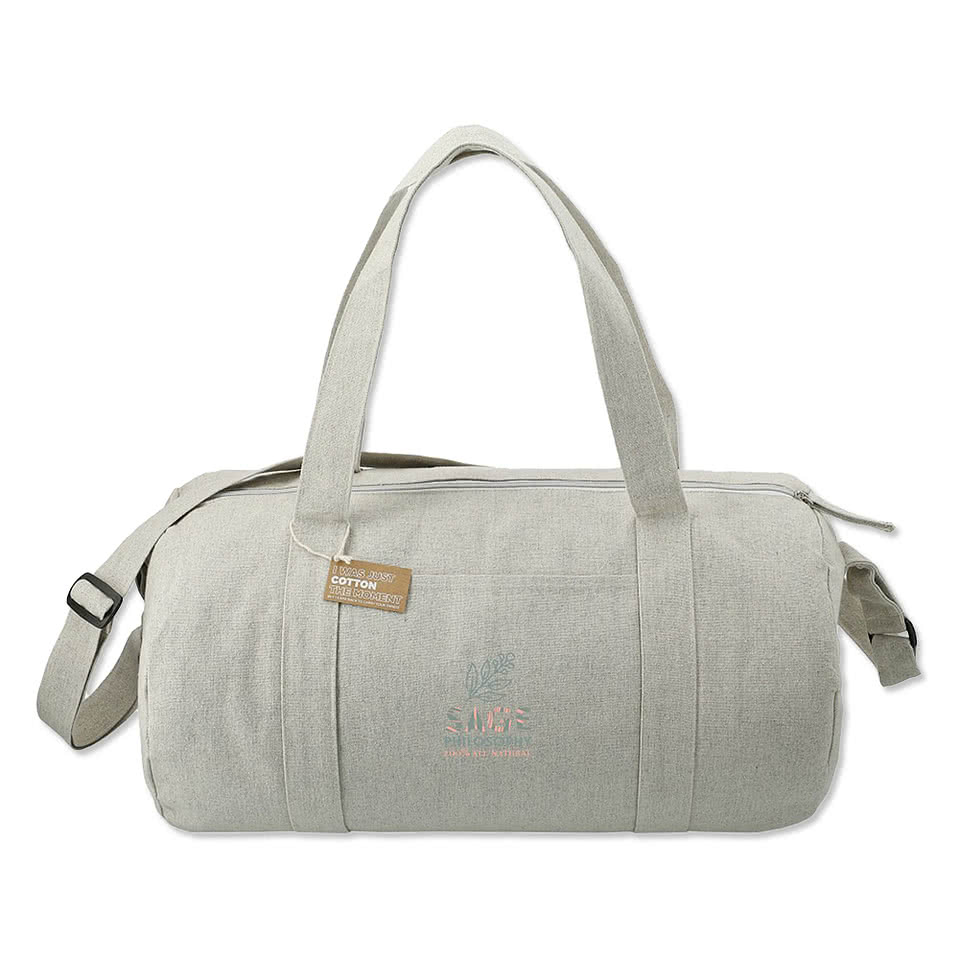 Repose Recycled Cotton Barrel Duffel Bag