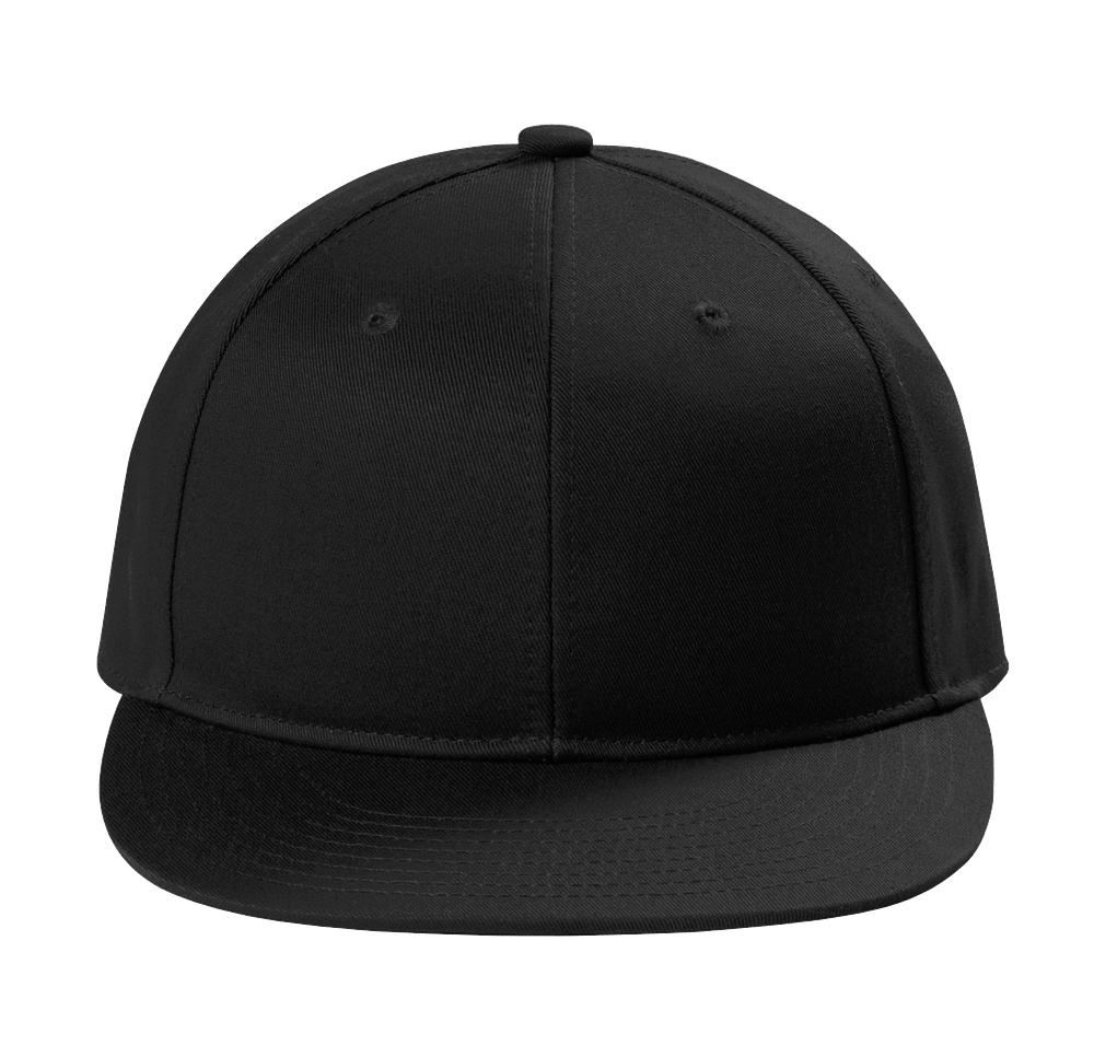 Port Authority Solid Flat Bill Snapback Hat-default