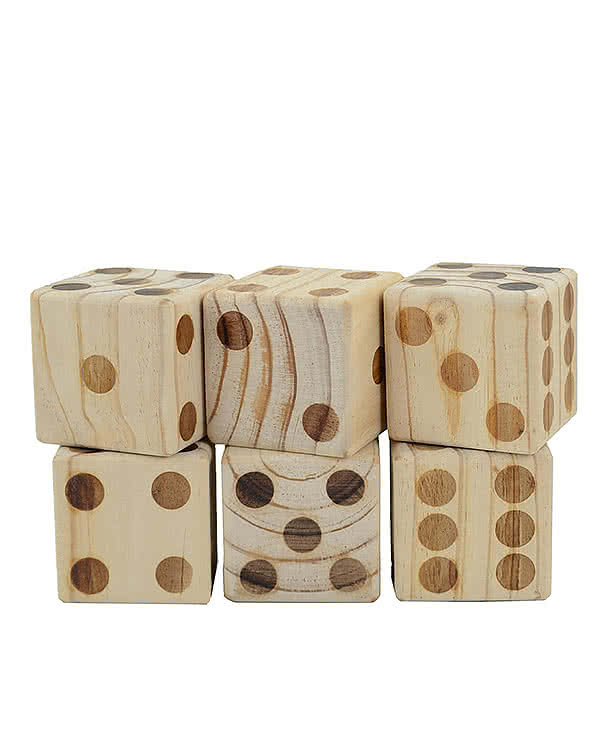 Oversize Wooden Yard Dice Game