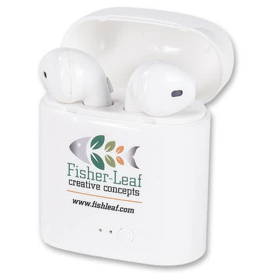 Wireless Ear Buds in White