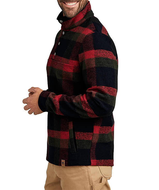 Custom Russell Outdoors Basin Heavyweight Snap Pullover - Design