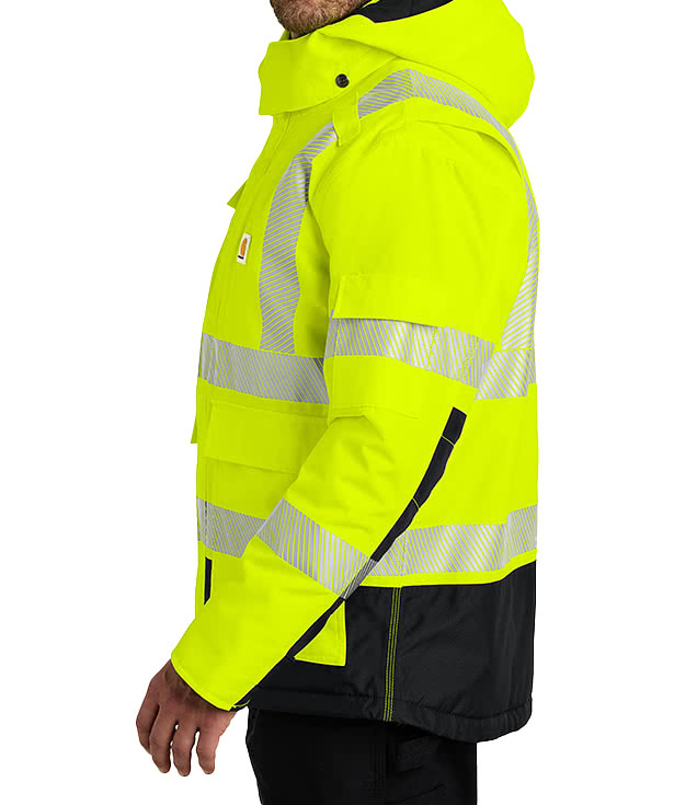 Carhartt Class 3 Waterproof Heavyweight Insulated Safety Jacket