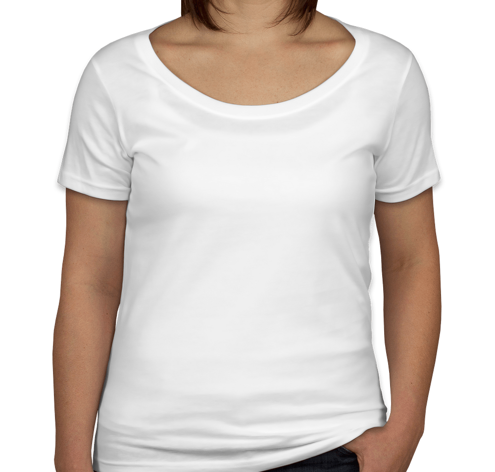 Anvil Women's Lightweight Scoop Neck T-shirt-default
