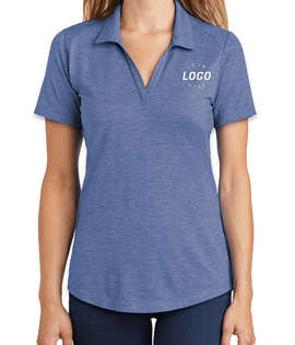 Sport-Tek Women's Tri-Blend Performance Polo - Screen Printed