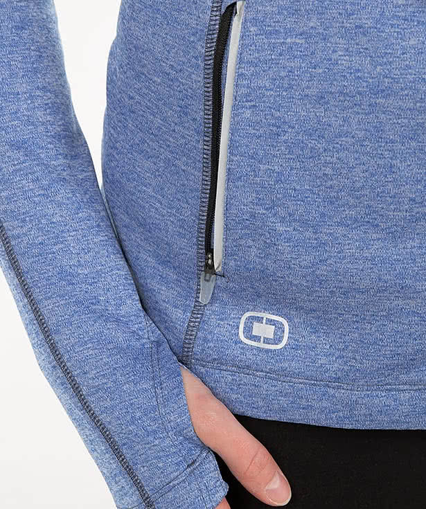OGIO Endurance Women's Reflective Heather Performance Full Zip