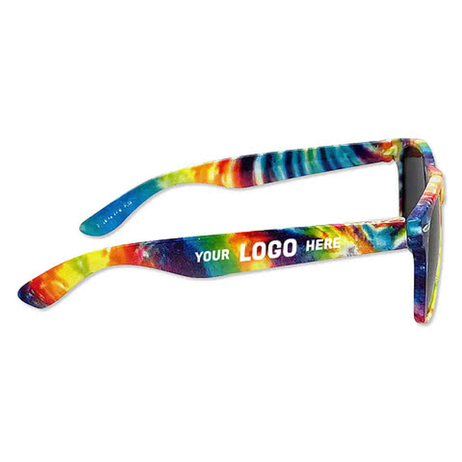Tie-Dye Malibu Sunglasses in Rainbow