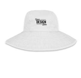 Adams Women's Pigment Dyed Wide Brim Hat - Color: White
