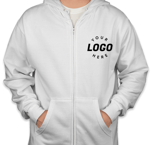 Custom ink zip up hoodie online