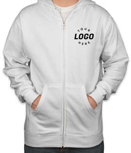Independent Trading Zip Hoodie - Color: White