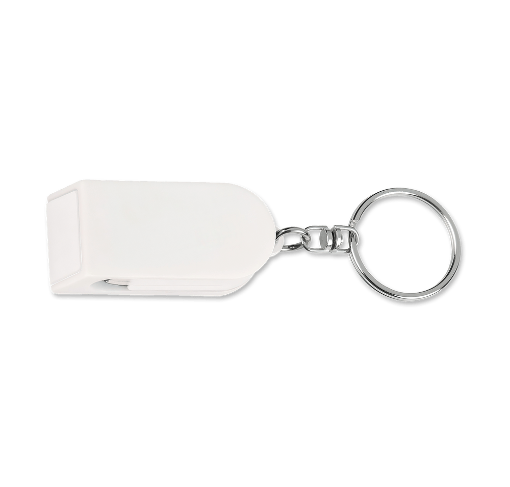 Phone Stand and Screen Cleaner Combo Keychain-default