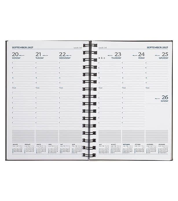 Castelli WireO Tucson Medio White Weekly Diary