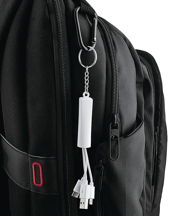 Laser Engraved Route Light Up Logo 3-in-1 Charging Cable