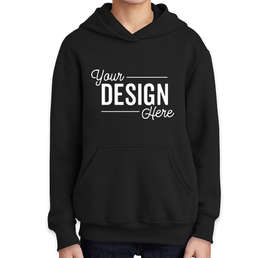 Port & Company Youth Core Pullover Hoodie - Color: Jet Black