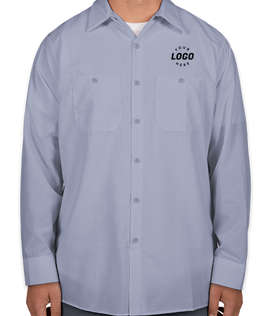 Red Kap Long Sleeve Industrial Work Shirt