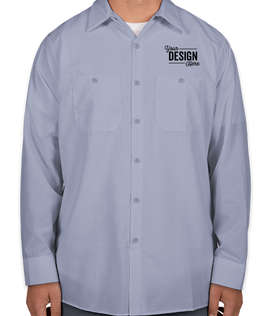Canada - Red Kap Long Sleeve Industrial Work Shirt - Color: Petrol Blue
