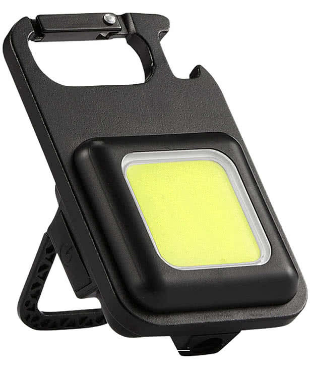 Laser Engraved Denali Rechargeable COB Light with Bottle Opener