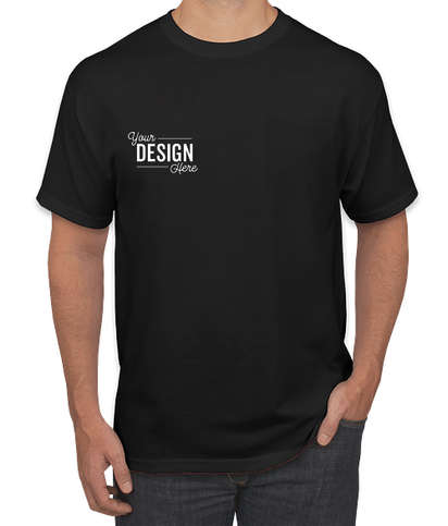 Canada - Jerzees 50/50 Pocket T-shirt - Black