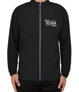 Cutter & Buck Adapt Eco Knit Hybrid Full Zip Jacket - Color: Black