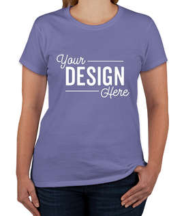 Gildan Women's 100% Cotton T-shirt - Color: Violet