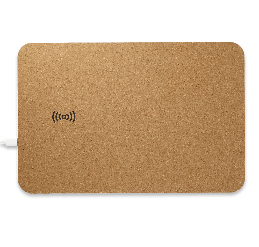 Cork Fast 5W+ Portable Wireless Charging Mouse Pad-default