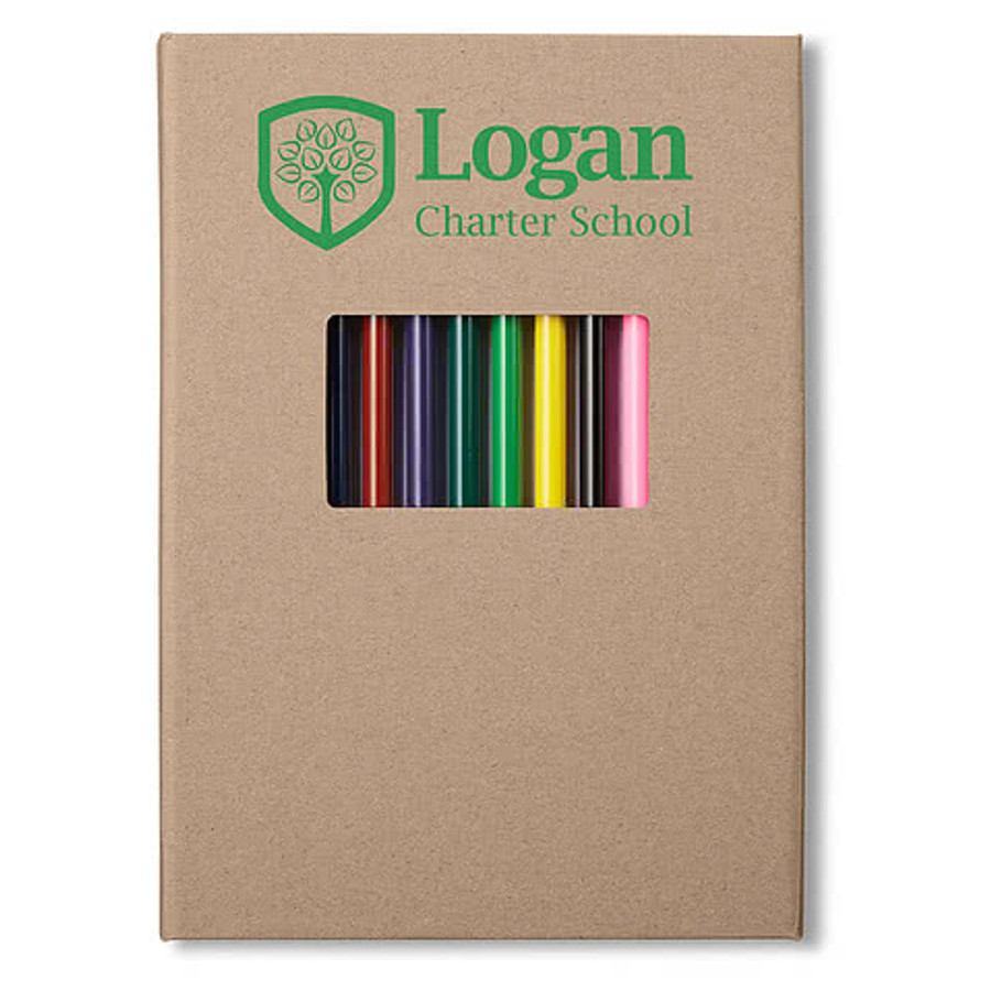 10-Piece Colored Pencil and Notepad Set in NATURAL