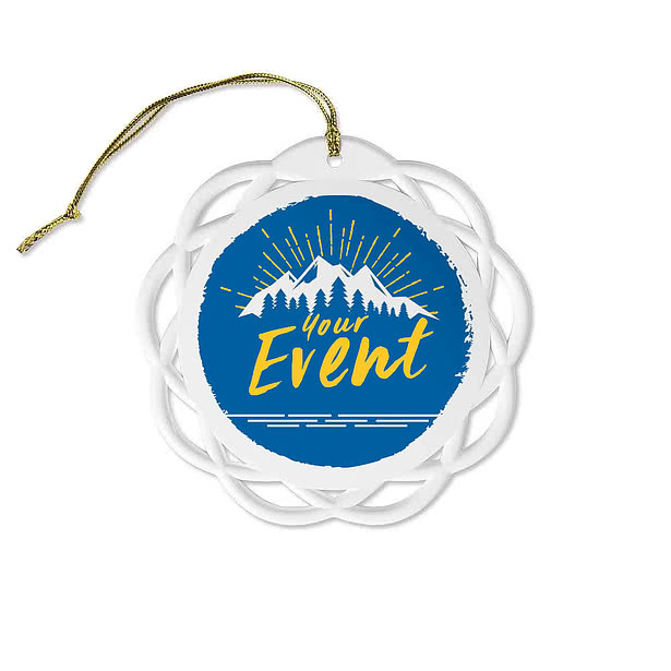Shatterproof Flat Ornament