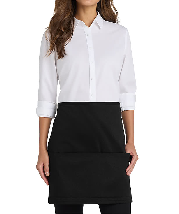 Port Authority Stain Release Two-Pocket Half Bistro Apron