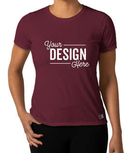 Russell Athletic Women's Essential Performance Blend T-shirt - Color: Maroon