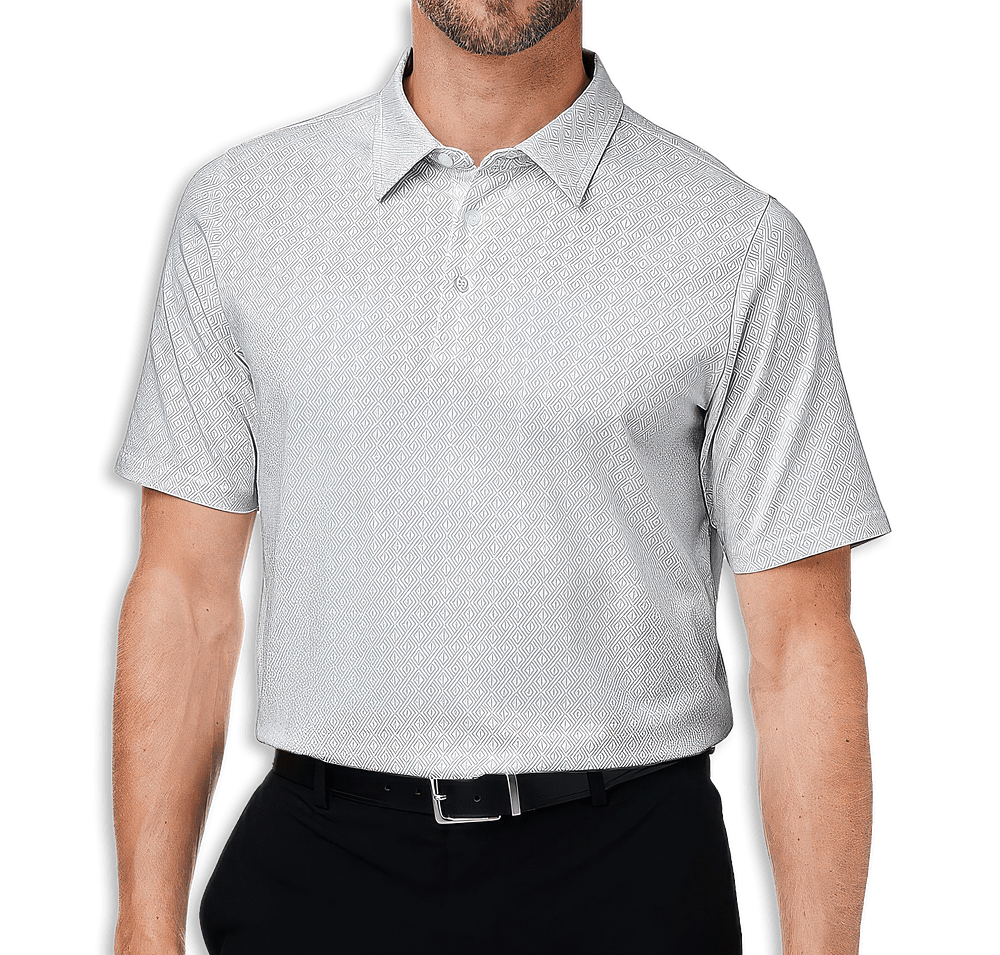Devon & Jones Crownlux Geo Performance Polo - Embroidered-default