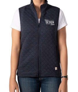 Marine Layer Women's Corbet Quilted Vest - Color: Navy
